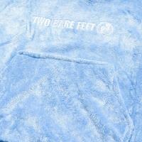 Two Bare Feet Kids Towelling Changing Robe - Light Blue Extra Image 2 Preview